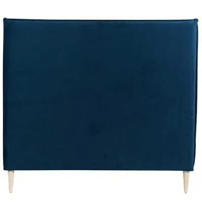 SH Arizona Velvet Upholstered King Bedhead - Navy