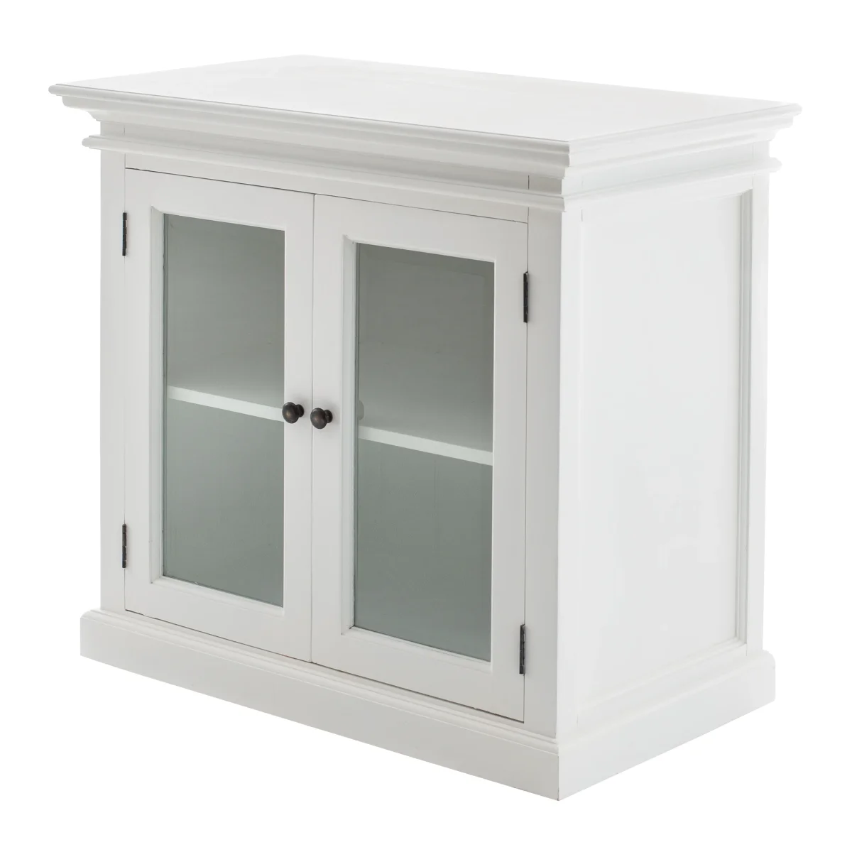 NS Halifax Solid Timber Display Buffet with 2 Glass Doors