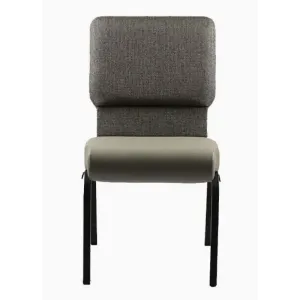 MA Grace Fabric or PU Leather Upholstered Linkable 4 Leg Side Chair thumbnail 3