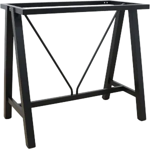 FL Durafurn A Shape Hospitality Steel Outdoor Table Base thumbnail 3