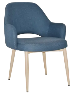 EZ Albury Birch Metal Leg Upholstered Hospitality XL Armchair thumbnail 18