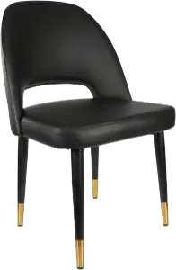 FL Semifreddo Vinyl Upholstered Metal Legs Hospitality Chair thumbnail 3