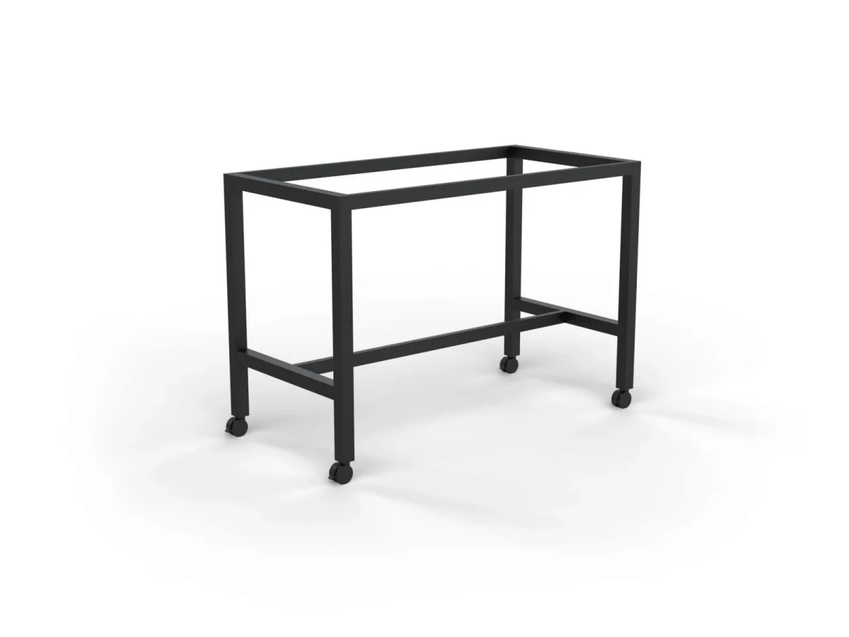 OL Axis Square Leg Mobile Bar Leaner Frame