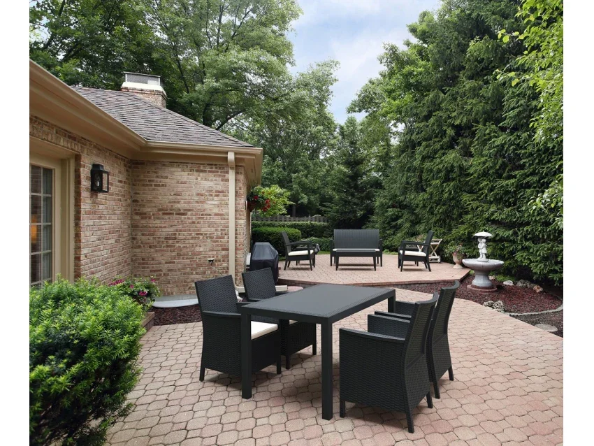 FL Orlando Hospitality Outdoor Square Dining Table