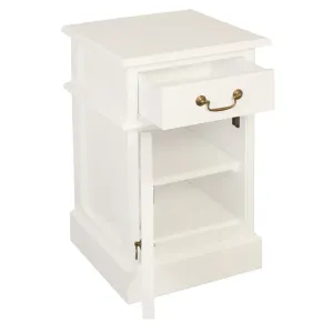 CT Tasmania Solid Timber 1 Door 1 Drawer Bedside Table thumbnail 7