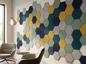RL Acouline QuickMount Hive Hexagonal Wall Tiles Panels thumbnail 3
