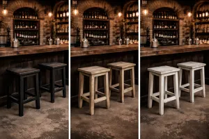 MF Flint Recycled Timber Counter Stool thumbnail 4