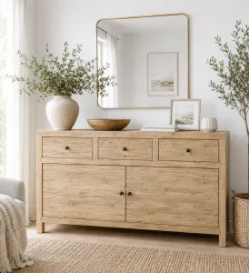 CR  Sonoma Solid Timber 3 Drawer 2 Door Buffet thumbnail 2