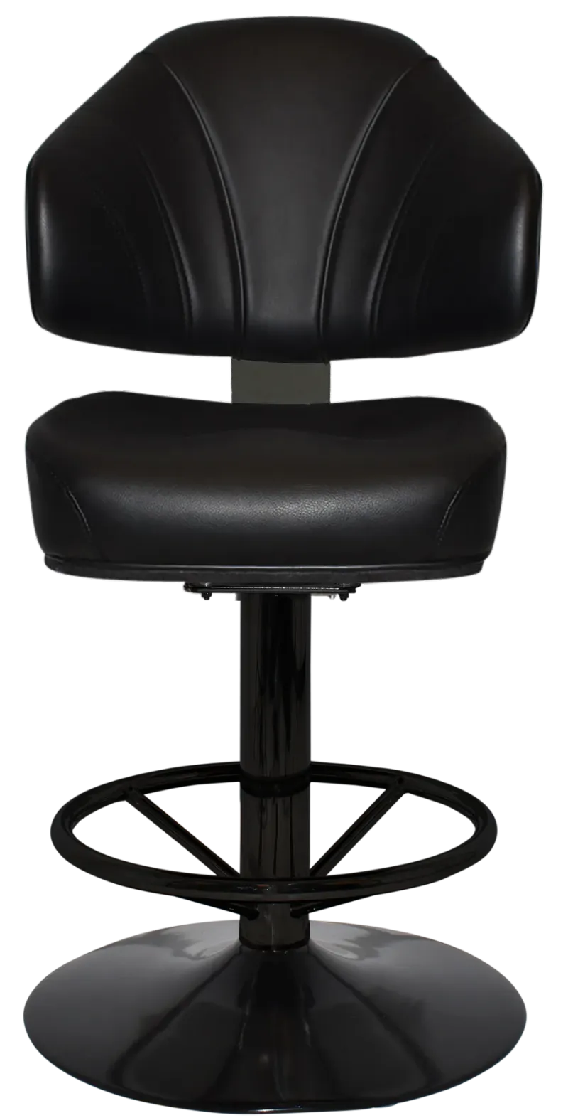 EZ GAMING STOOL LUXOR DISC BLACK