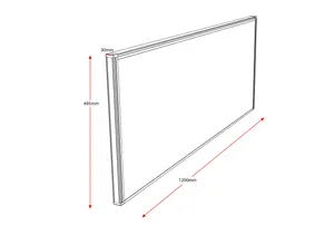 RL SHUSH30 30mm Thick 495mm High System Screen thumbnail 3
