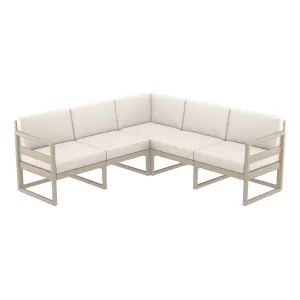 FL Mykonos Hospitality Outdoor Corner Lounge with Cushion thumbnail 1