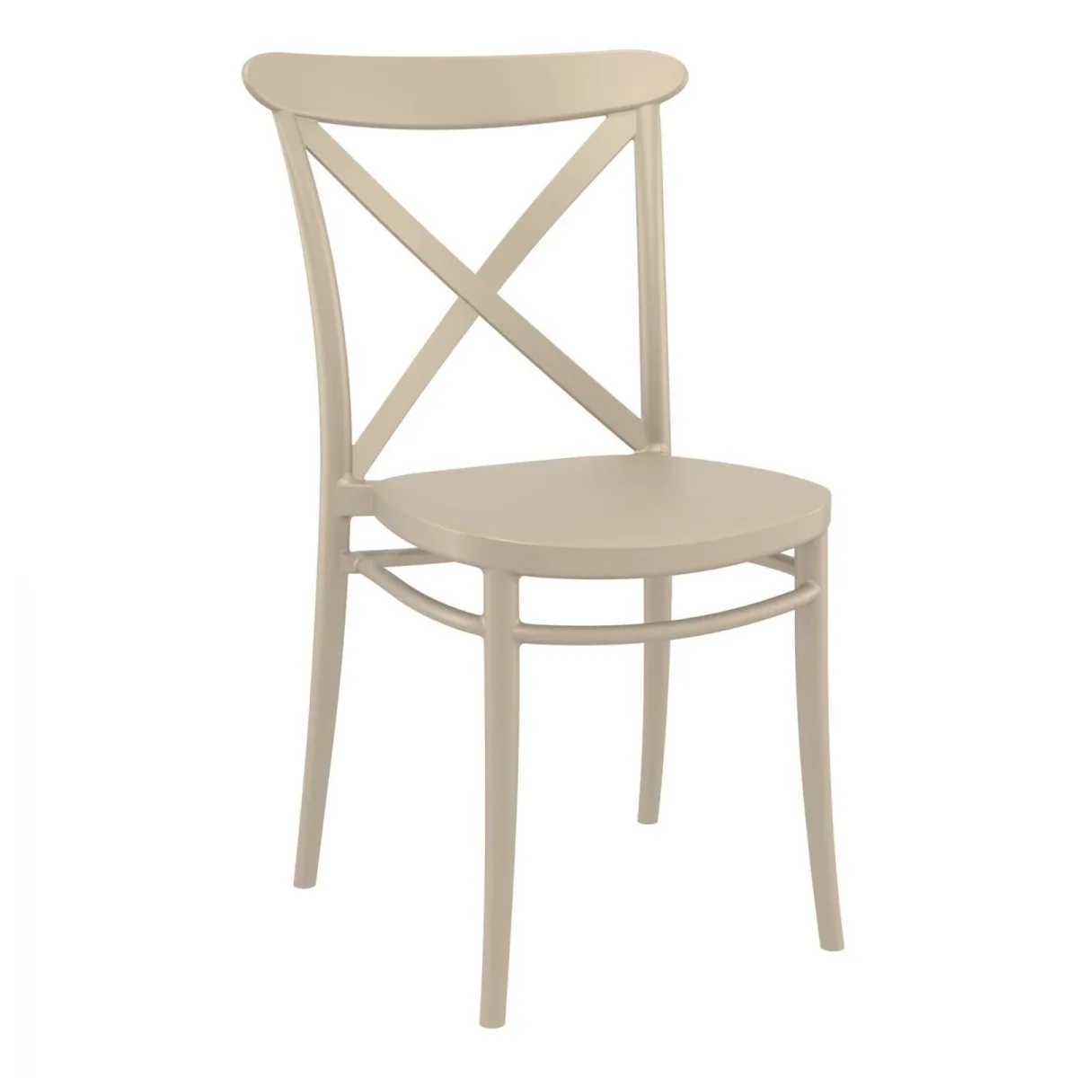 FL Cross Back Hospitality Outdoor Chair