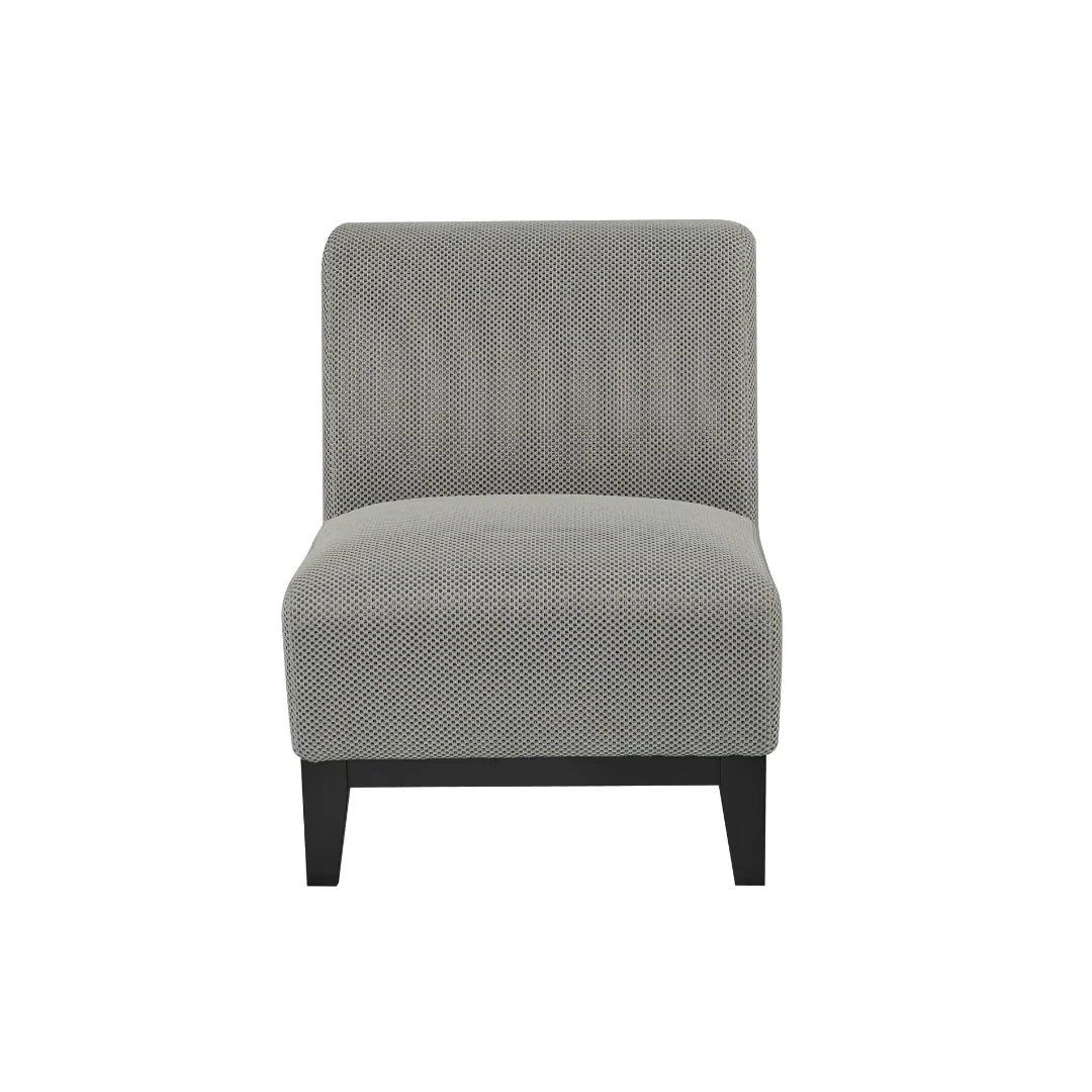 BT Ace Chair Grey, Red and Yellow Textured Fabric Upholstery