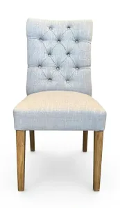 MF Santino Fabric Upholstered Timber Leg Dining Chair thumbnail 6
