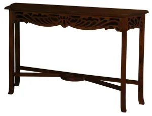 CT Jepara Solid Timber Carved Sofa Table thumbnail 8