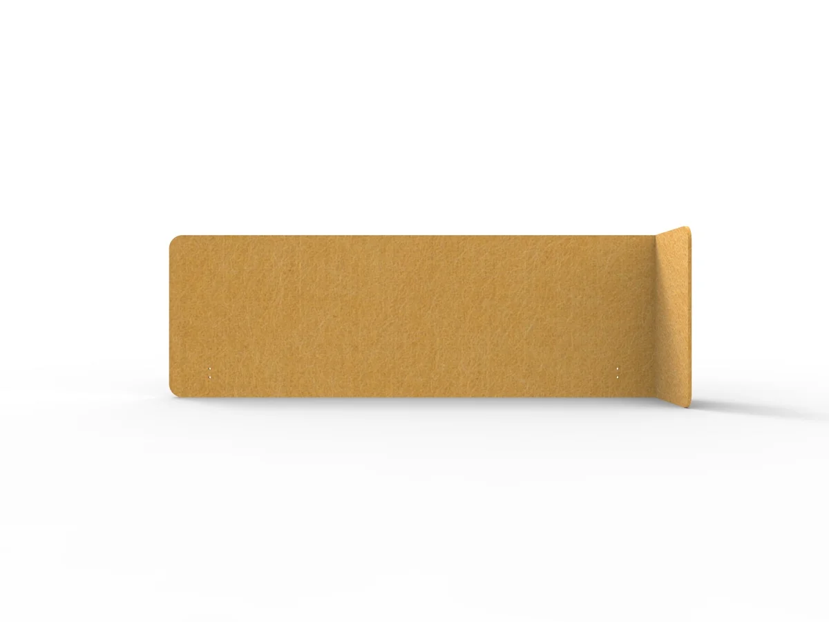 RL Acouline  Quarter Right End Wrap Screen for Workstation