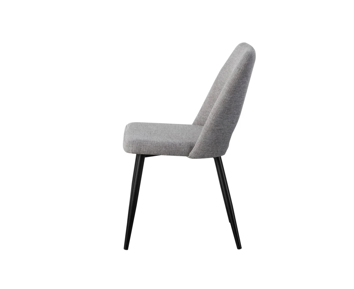 BT Zara Fabric Upholstered Metal Leg Dining Chair