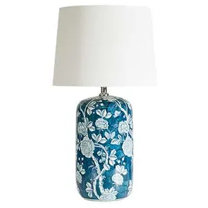 SH Forbes Floral Ceramic Base Table Lamp thumbnail 1
