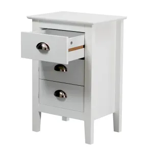 VI Costway 3 Drawer Bedside Table thumbnail 3