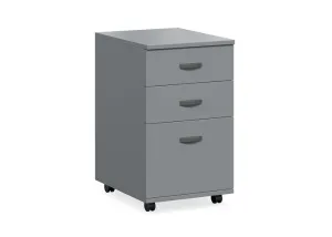 DD Mobile Custom Made  2 Drawer 1 File Mobile Pedestal thumbnail 2