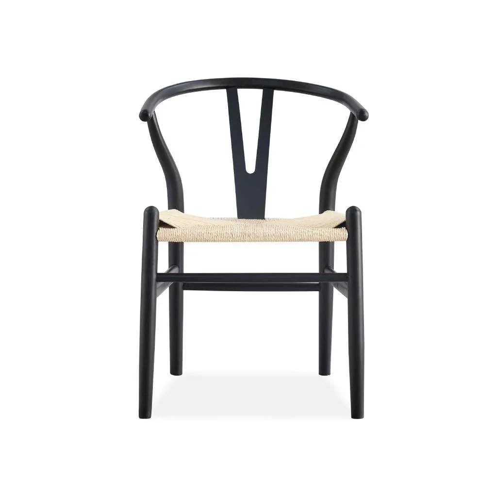 VI Arc Wishbone Timber Frame Dining Chair