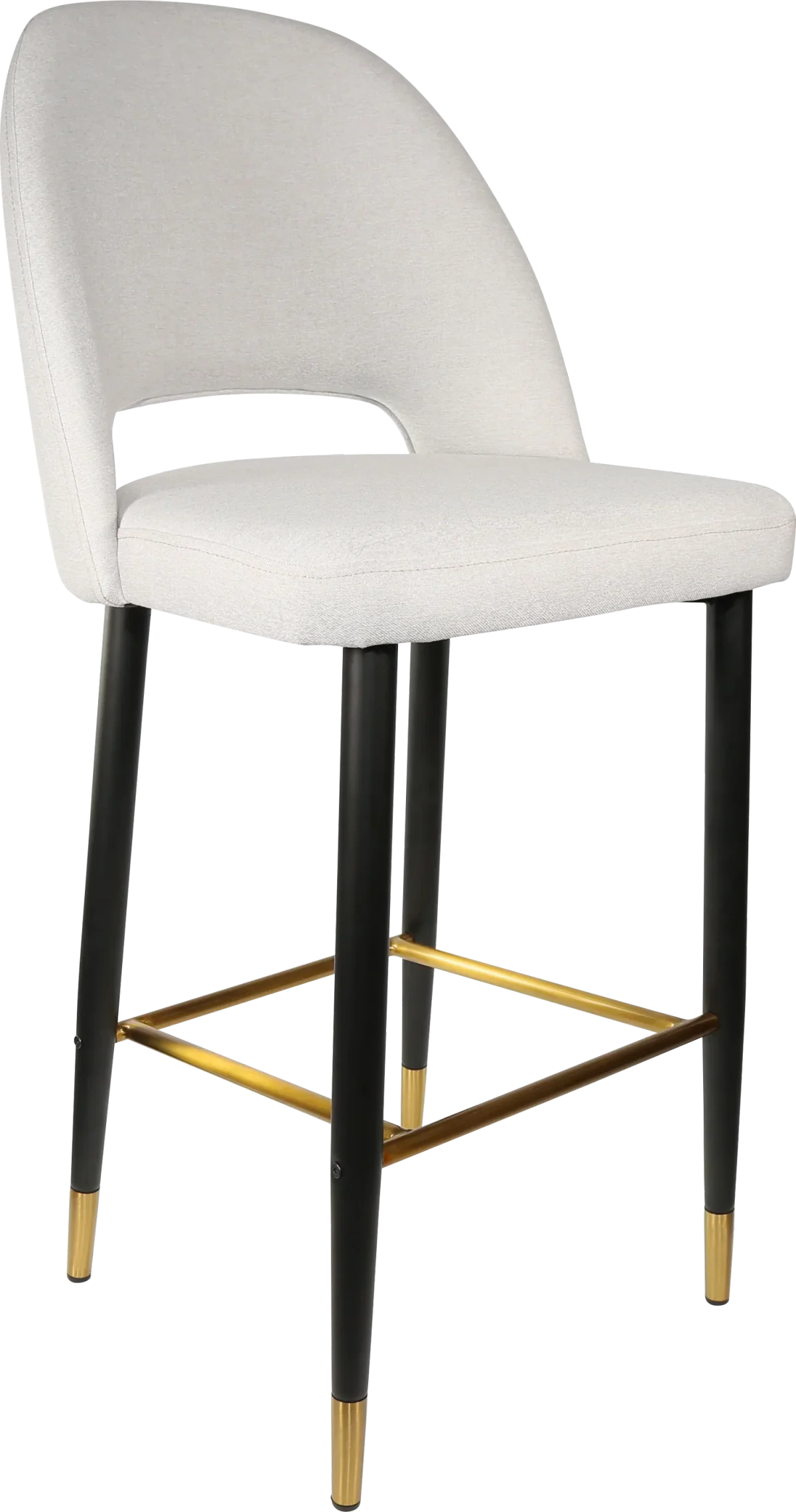 FL Semifreddo Fabric Upholstered Metal Leg Hospitality Bar Stool