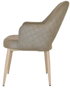 EZ Albury Birch Metal Leg Upholstered Hospitality XL Armchair thumbnail 9