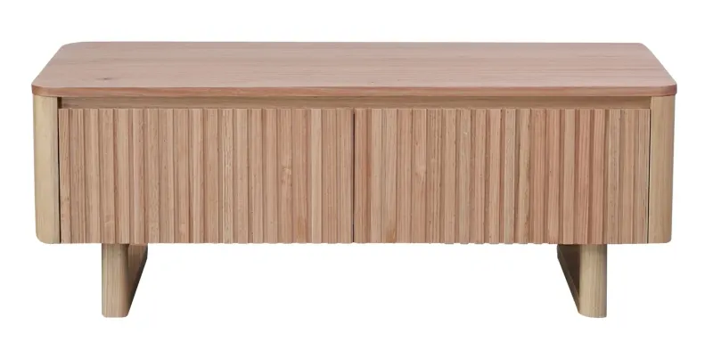 MD Oscar Solid Timber 2 Drawer Coffee Table