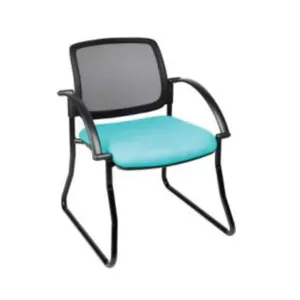 MA Dino 60 Fabric Upholstered Sled Base Arm Chair thumbnail 3