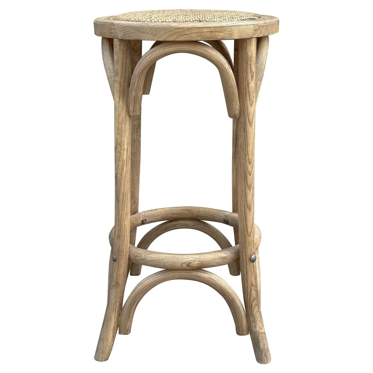 MF Rattan Seat Breakfast Stool