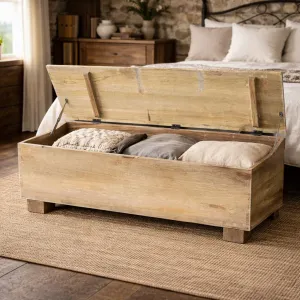 MF Block Solid Timber Storage Bench thumbnail 3