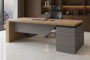 DD Geo Hugo Executive Desk with Return thumbnail 2
