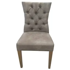 VI Windsor PU Leather Upholstered Timber Legs Dining Chair thumbnail 1