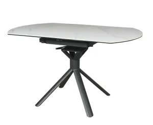 VI Riff Metal Leg Ceramic Top Extandable Dining Table thumbnail 10