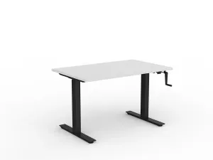 OL Agile Winder Height Adjustable Desk - Black Frame thumbnail 3