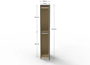 RL 2 Door Melamine Locker thumbnail 4