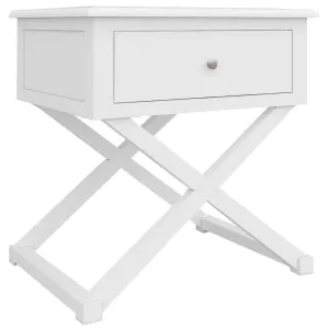 VI Hamilton Solid Timber 1 Drawer Side Table thumbnail 2