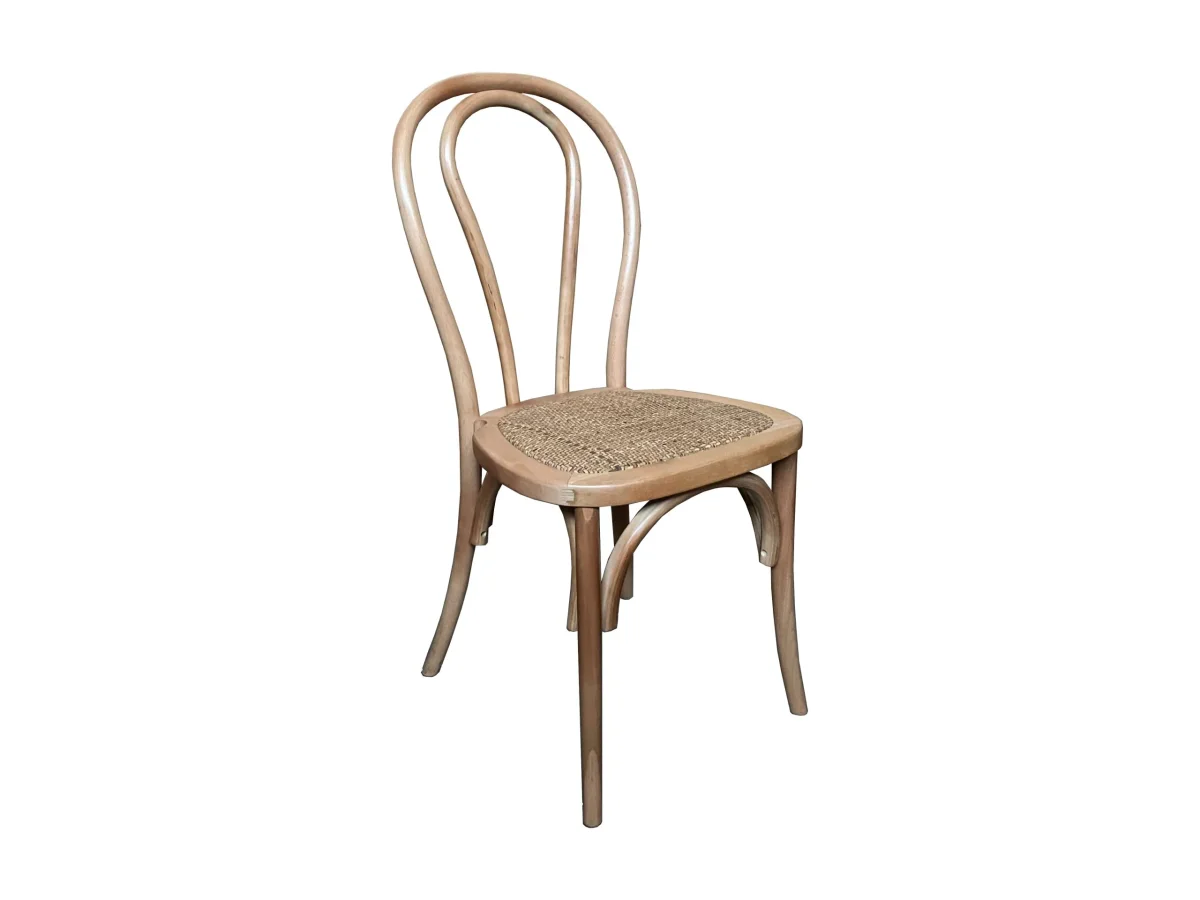 MF Bentwood Rattan Seat Stackable Dining Chair