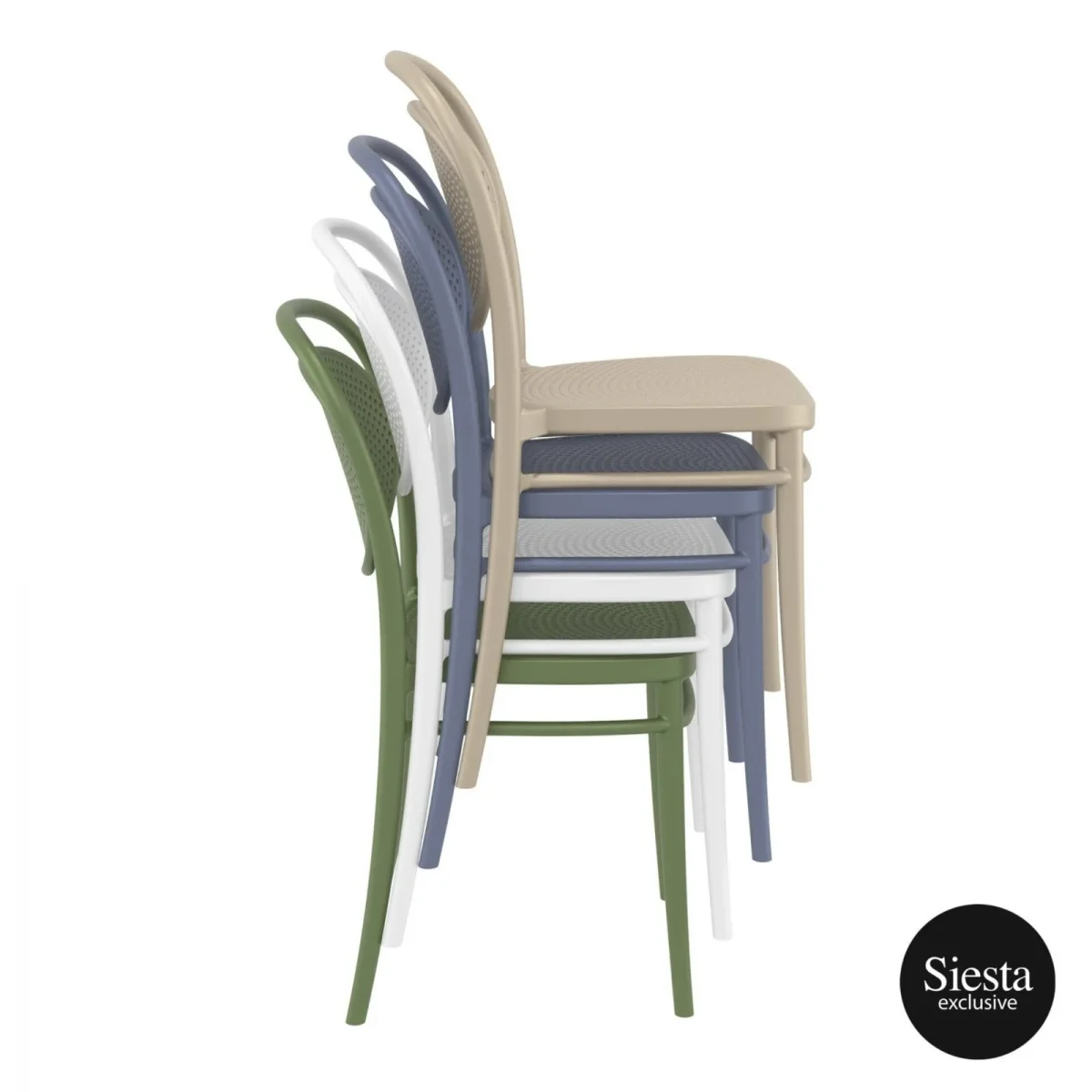 FL Marcel Stackable Hospitality Outdoor Chair
