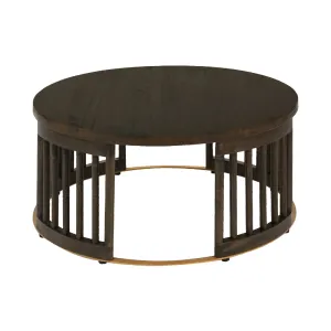 CR Arlo Solid Timber Round Coffee Table thumbnail 6