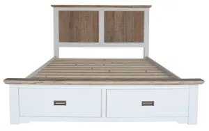 VI Folkestone Solid Timber Bed with 2 Footend Drawers thumbnail 3