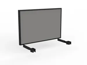 OL Studio Deskmount Screen for Agile Individual Desk – Breath Fabric Black Frame thumbnail 10