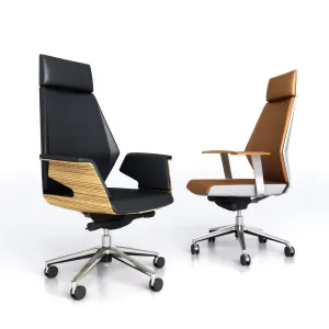 GP Novara Genuine Leather Executive Chair thumbnail 2