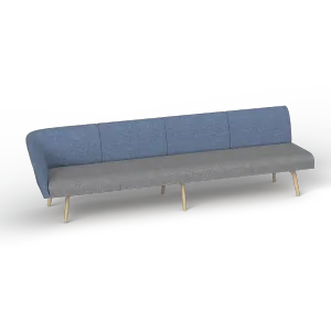 OL Willow Fabric Upholstered 4 Seater 1 Arm Reception Area Sofa thumbnail 7