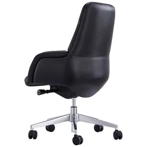 ST Captain Genuine Leather Low Back Executive Chair thumbnail 3