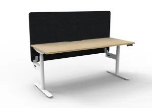 RL Halo Plus Motorized Height Adjustable Desk with Black Eco Panel Screen thumbnail 5
