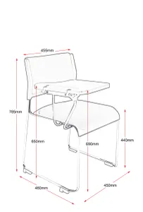 RL Wimbledon Tablet Arm for Wimbledon Chair thumbnail 2