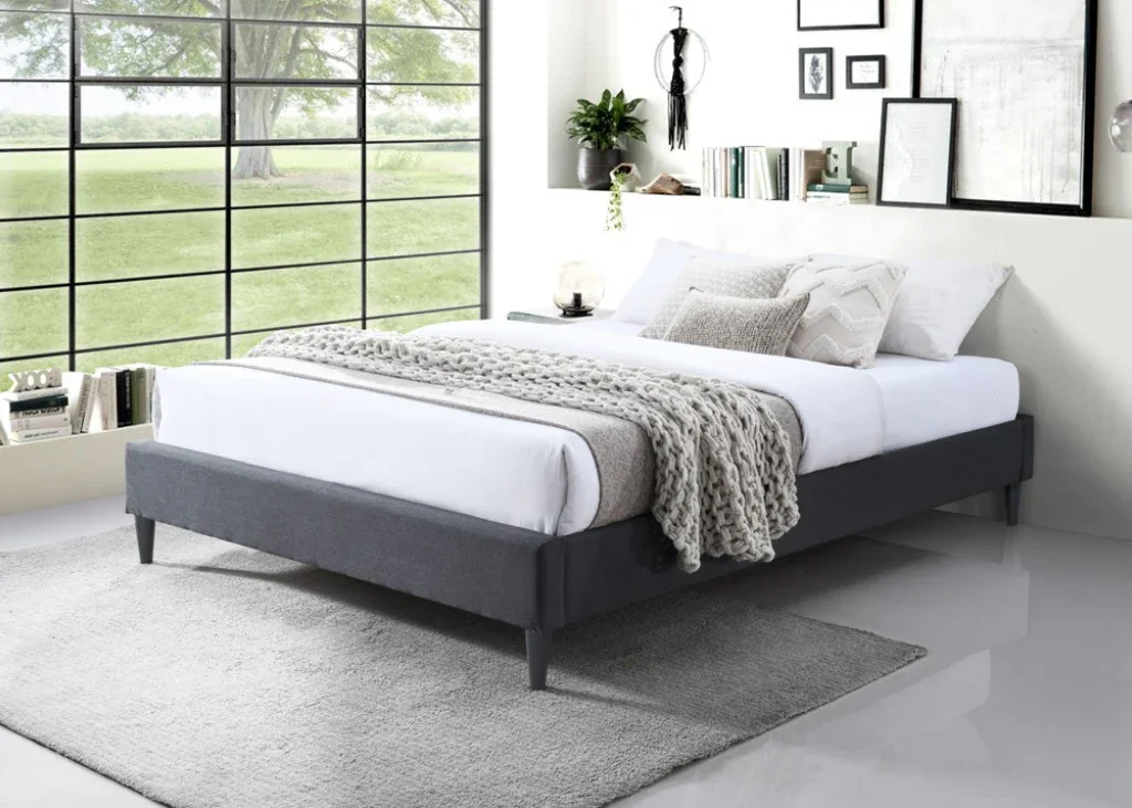 VI Arte Fabric Upholstered Bed Base
