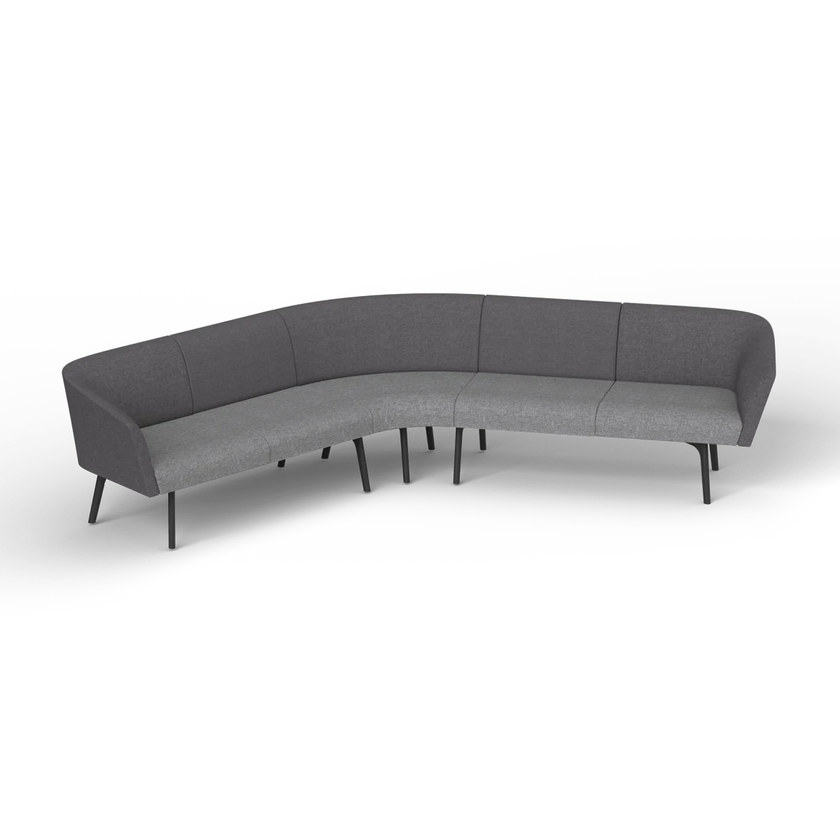OL Willow Fabric Upholstered Reception Area Corner Sofa