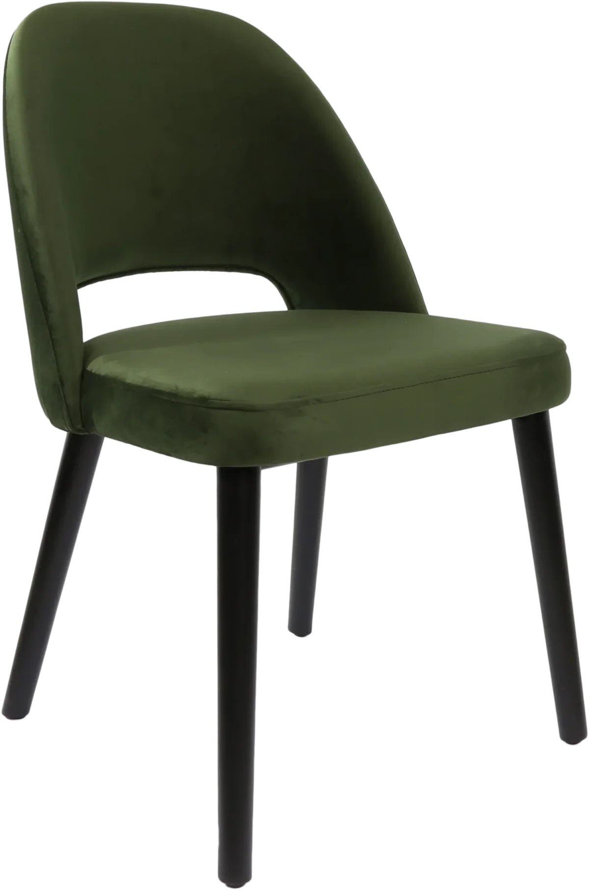 FL Semifreddo Velvet Upholstered Timber Legs Hospitality Chair